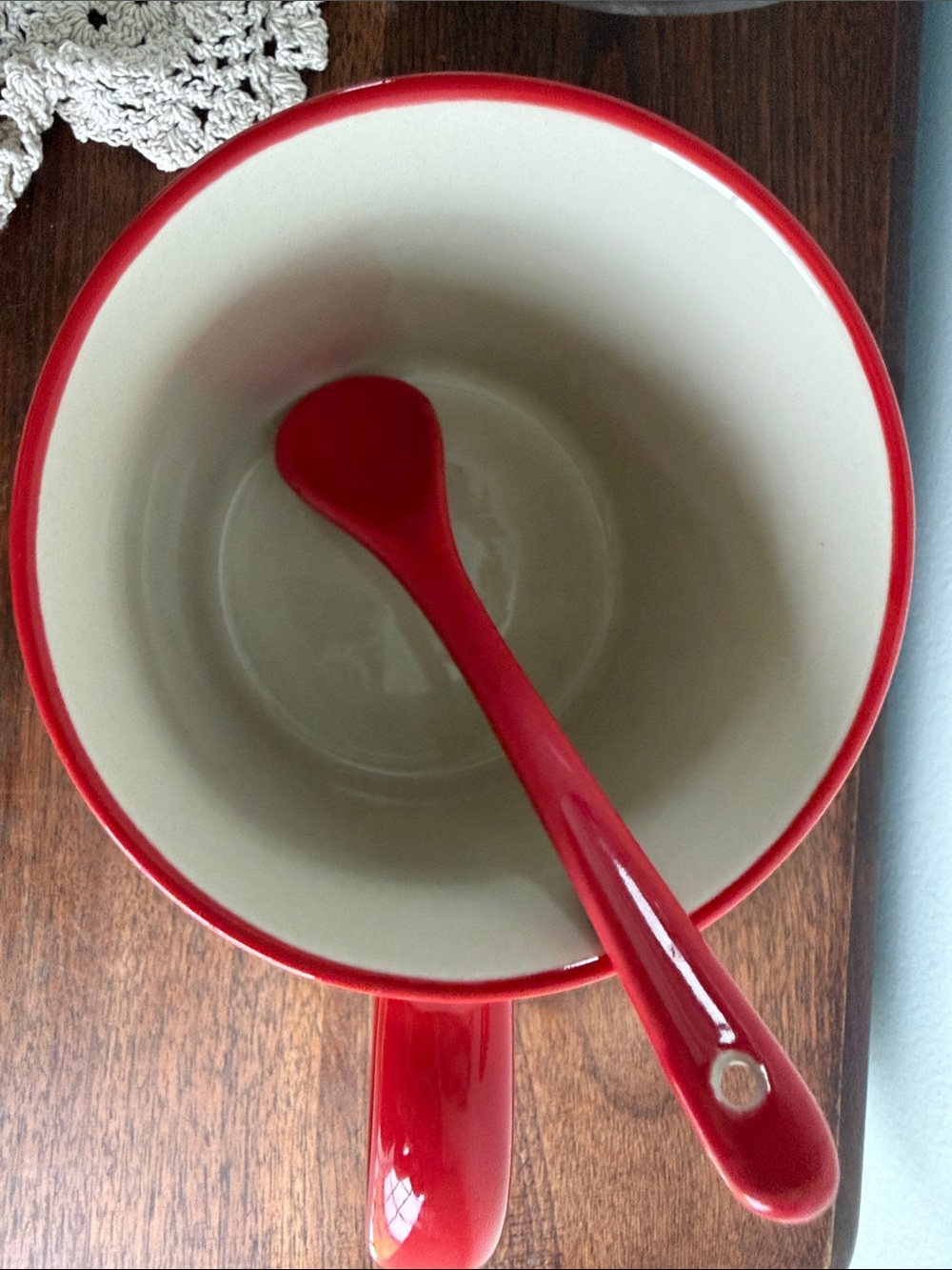 Temp-tations by Tara Christmas Gingerbread Elf 18 Oz Mug Lid Spoon Set - Picture 4 of 7